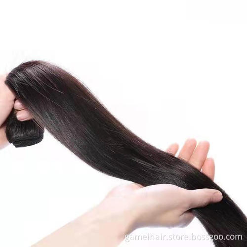 Wholesale 12a top quality Brazilian hair long 36 inch human weave 4 deals straight hair bundles with frontal
